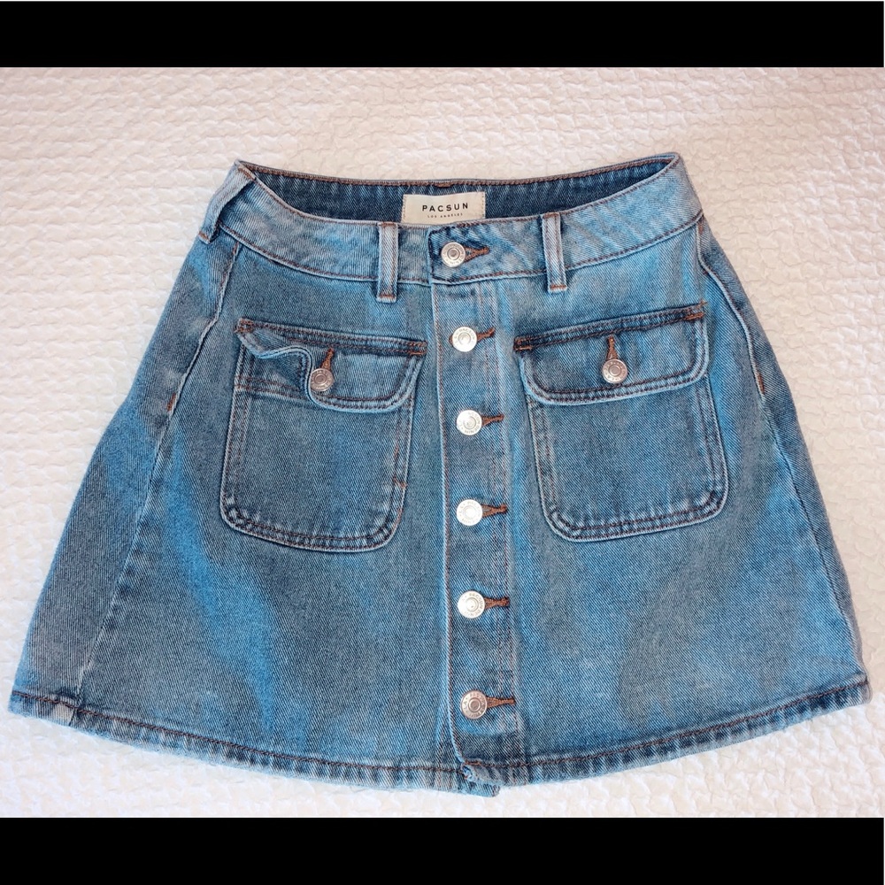 PacSun jean skirt